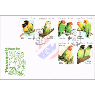 Parrots of the genus Inseparable -FDC(I)-I-