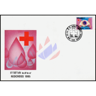 Rotes Kreuz 1985 - berdruck -FDC(I)-I-