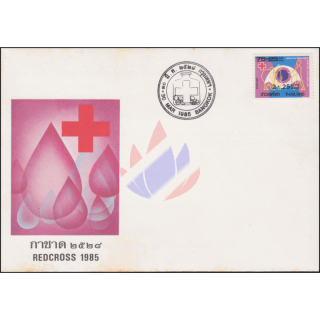 Rotes Kreuz 1985 - berdruck -FDC(I)-A-