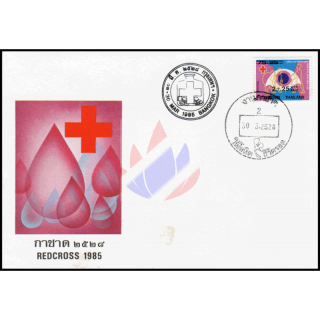 Rotes Kreuz 1985 - berdruck -FDC(I)-AS-