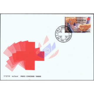 Red Cross 1986 -FDC(I)-I-