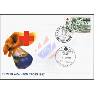 Rotes Kreuz 1987 -FDC(I)-IT-