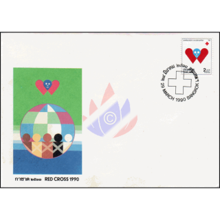 Red Cross 1990 -FDC(I)-