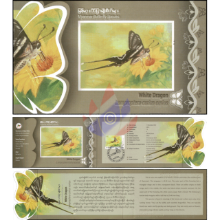 Schmetterlinge: Weier Schwalbenschwanz (Lamproptera curius curius) -FL(I)-