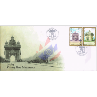 Victory Gate Monument Patuxai -FDC(I)-