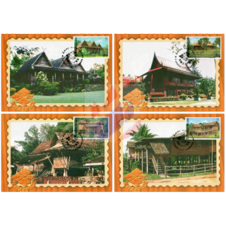 THAIPEX 97 - Thai Traditional Houses -MAXIMUM CARDS-