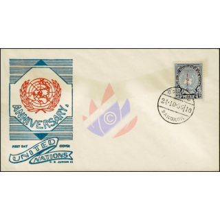 Tag der Vereinten Nationen 1956 -FDC(V)-T-