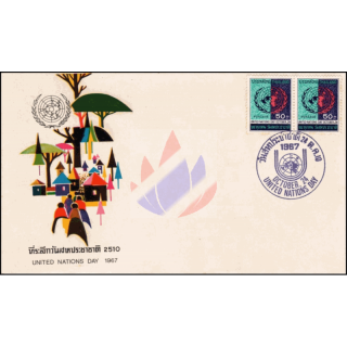 United Nations Day 1967 -FDC(I)-I-