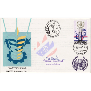 Tag der Vereinten Nationen 1979 -FDC(I)-ATSU-