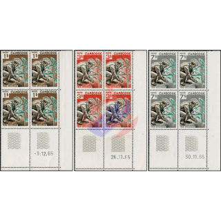 Arbor Day 1966 -CORNER BLOCK OF 4 WITH PRINT DATE- (MNH)
