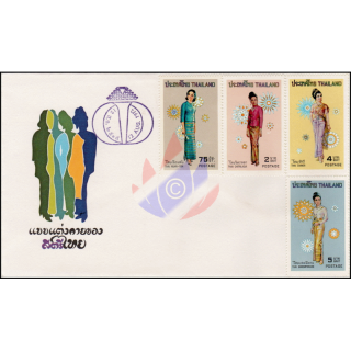National Costumes of Thai Women -FDC(I)-A-