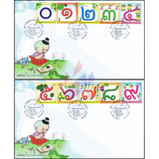 Thai Digits from 0 to 9 -FDC(I)-