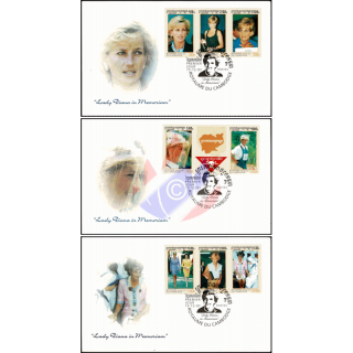 Tod von Prinzesin Diana -FDC(I)-