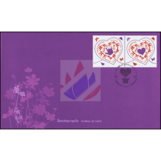 Valentines Day 2014 -WITH FLOWER SCENT FDC(I)-I-