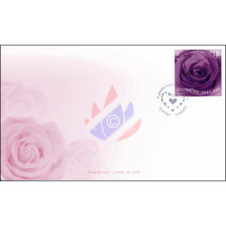 Valentines Day 2022: Purple Rose -FDC(I)-