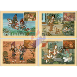 Visakhapuja Day: The Ten Jataka Stories -MAXIMUM CARDS MC(84)-