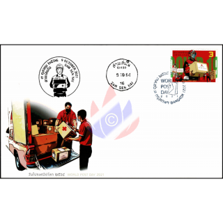 World Post Day 2021: Thailand Post in times of pandemic -FDC(I)-IST-