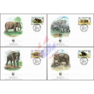 Worldwide Conservation: Malaya Elephant -FDC(II)-