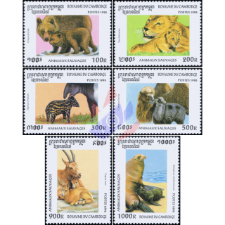 Wild Animals and her Babies (MNH)